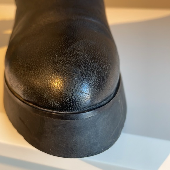 Platform Leather Bootie - Picture 6 of 9
